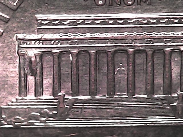 1997-D-Lincoln-Memorial-Penny-Die-Chip-On-Column...is-It?