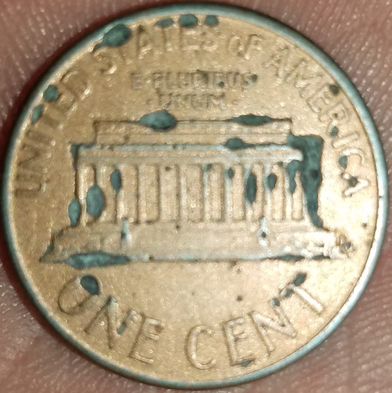1990-Lincoln-Memorial-Cent---I-Have-No-Idea-How-To-Classify-This-Seemingly-Eroded-Penny
