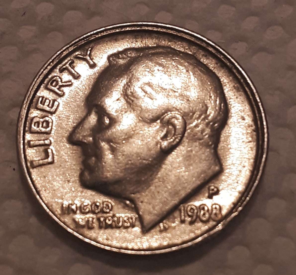 1988-Roosevelt-Dime-Is-This-Rim-Damage-Or?-On-Obverse.