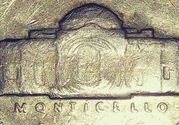 1964-D-Nickel-With-Circle-Pattern