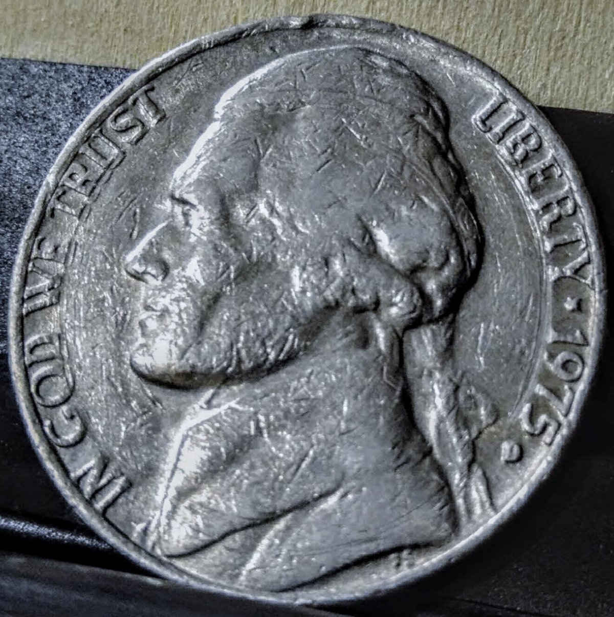 1975-Jefferson-Nickel-Error-From-Factory?