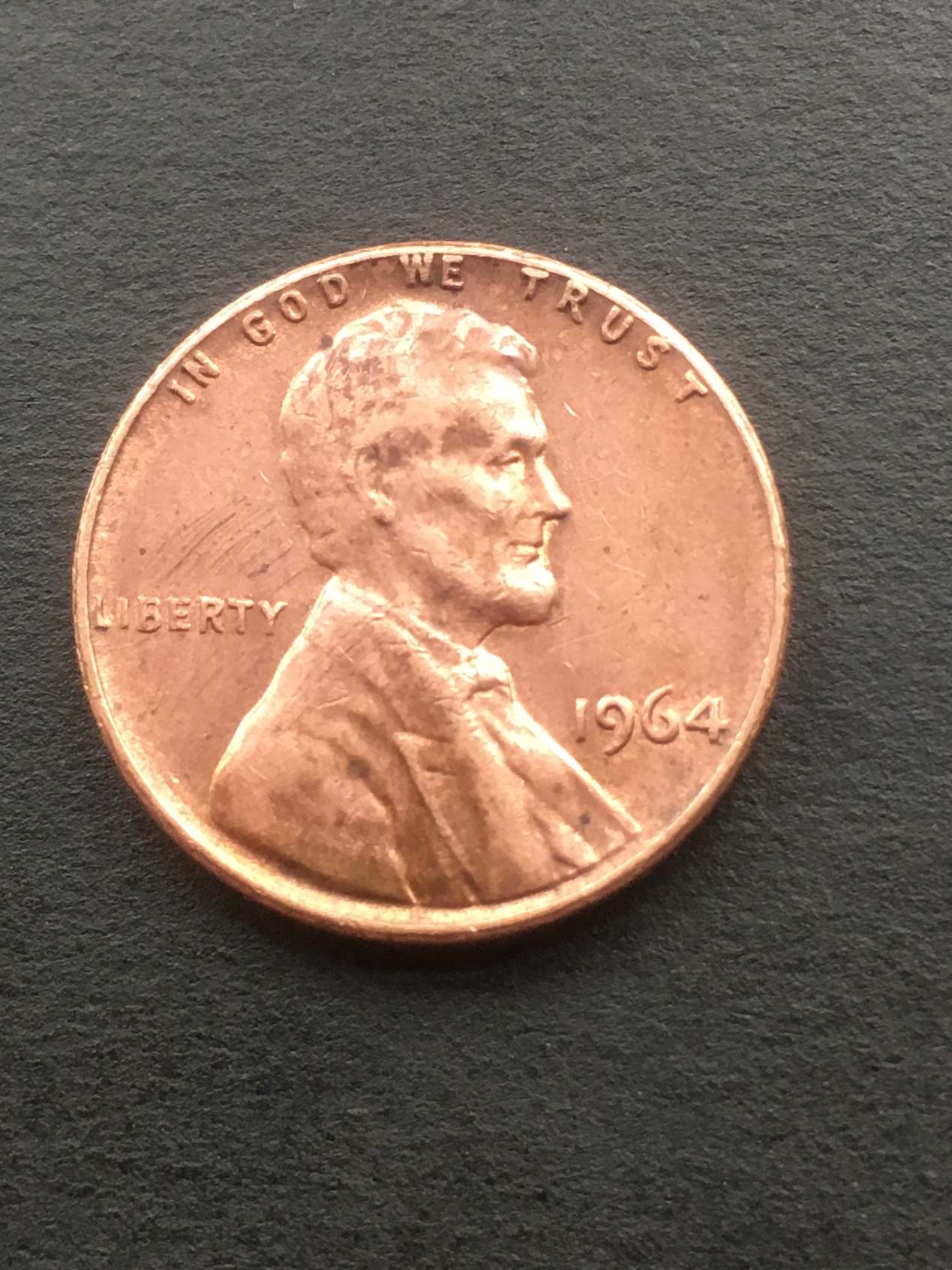 1964-Lincoln---Wierd-Punch-Mark-On-Nose