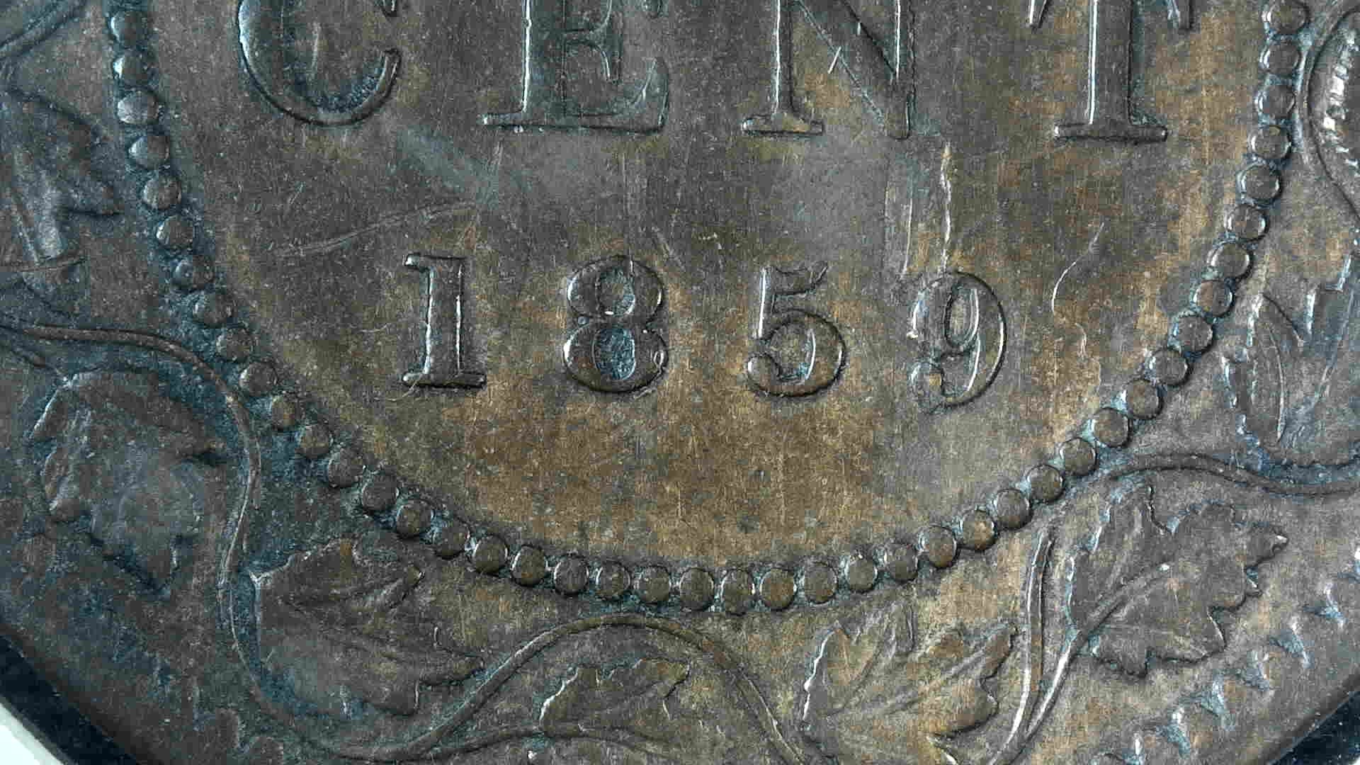 1859-Canadian-Large-Cent-I.d.-Help-Needed