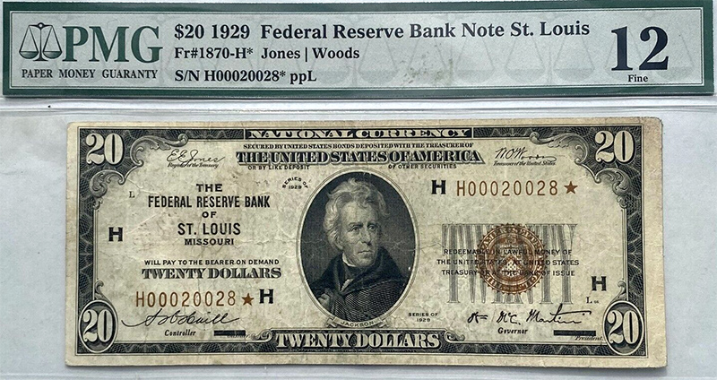 1929-$20-Note-With-Fairly-Low-Serial-#---Thoughts?