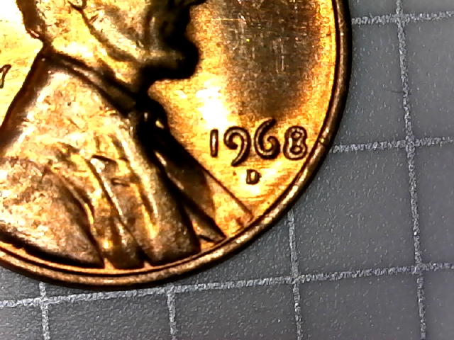 1968-D-Lincoln-Memorial-Cent-Narrow-Rim-Spacing-On-Obverse