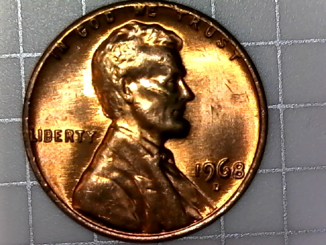 1968-D-Lincoln-Memorial-Cent-Narrow-Rim-Spacing-On-Obverse
