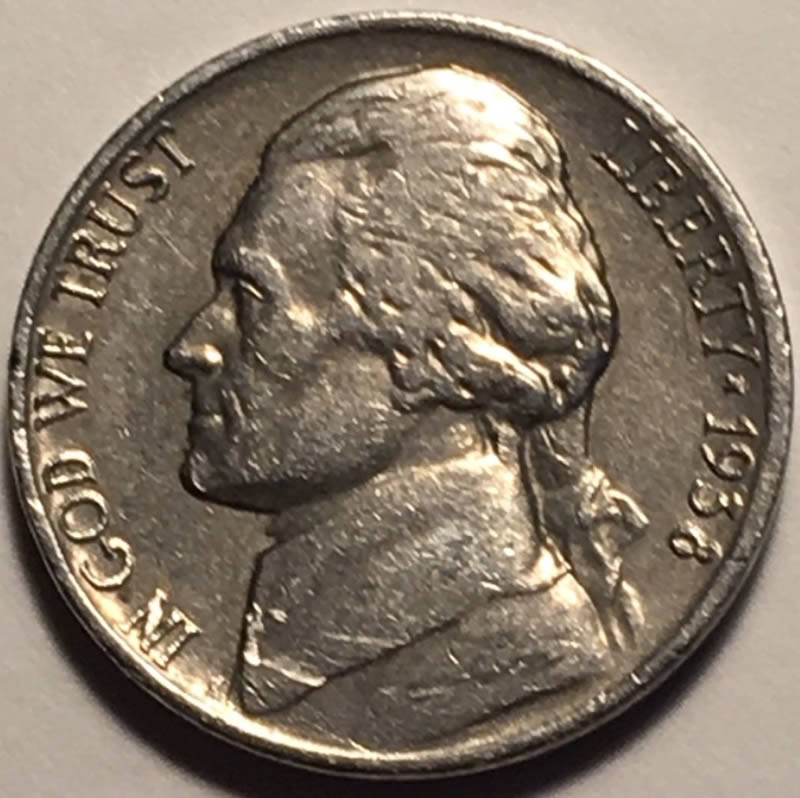 1938-P-Jefferson-Nickel,-Seeking-Grade/Value