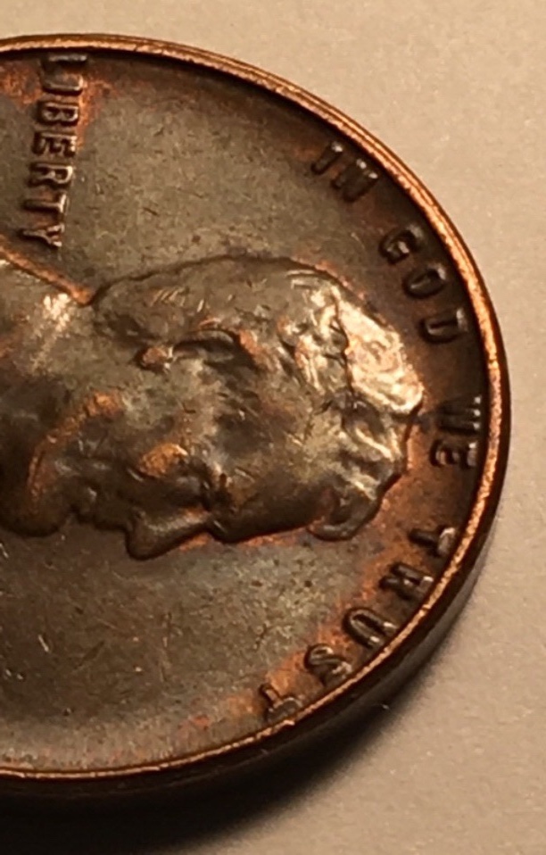1955-P-Lincoln-Poor-Man�s-DDD,-With-Die-Crack?