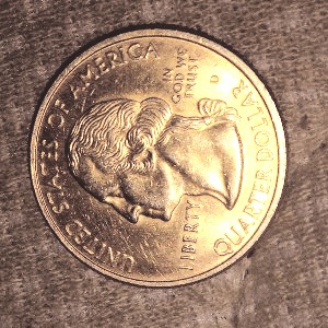 1999-D-Gold-Connecticut-Quarter-Experimental-Planchet-Error