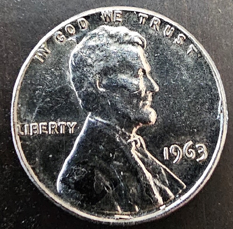 1963-Penny-Appears-To-Be-Silver?