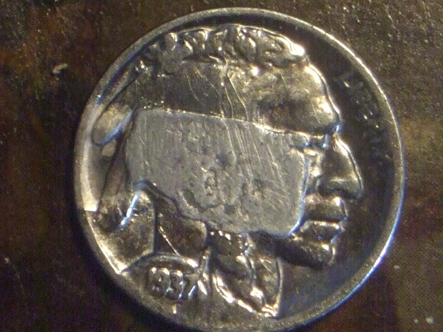 1937-Proof--Buffalo-Nickel-Miss-Print-Or-Cud