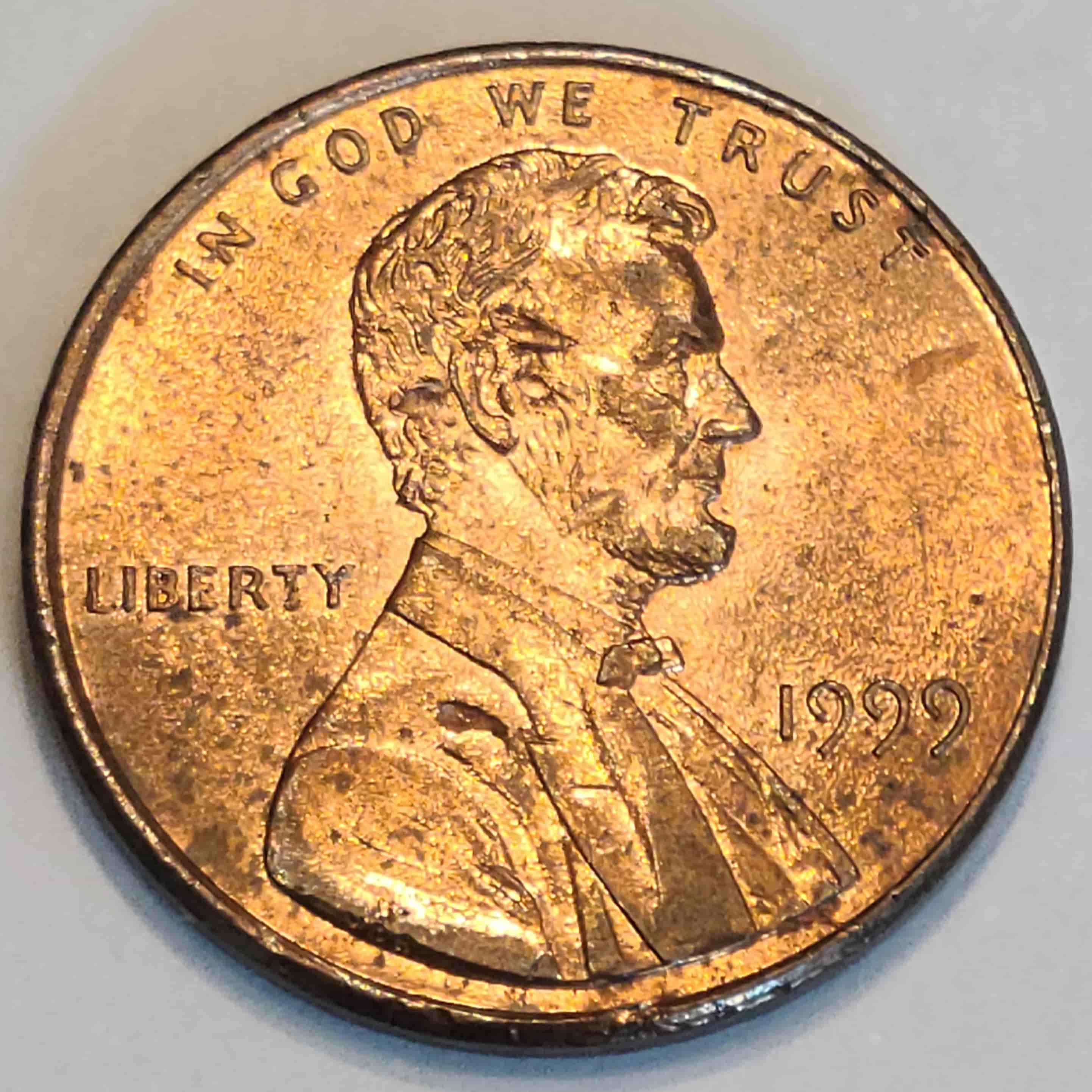 1999-Penny---Head/Hair-Markings,-Laundry/Gumball-Damage-Or-?