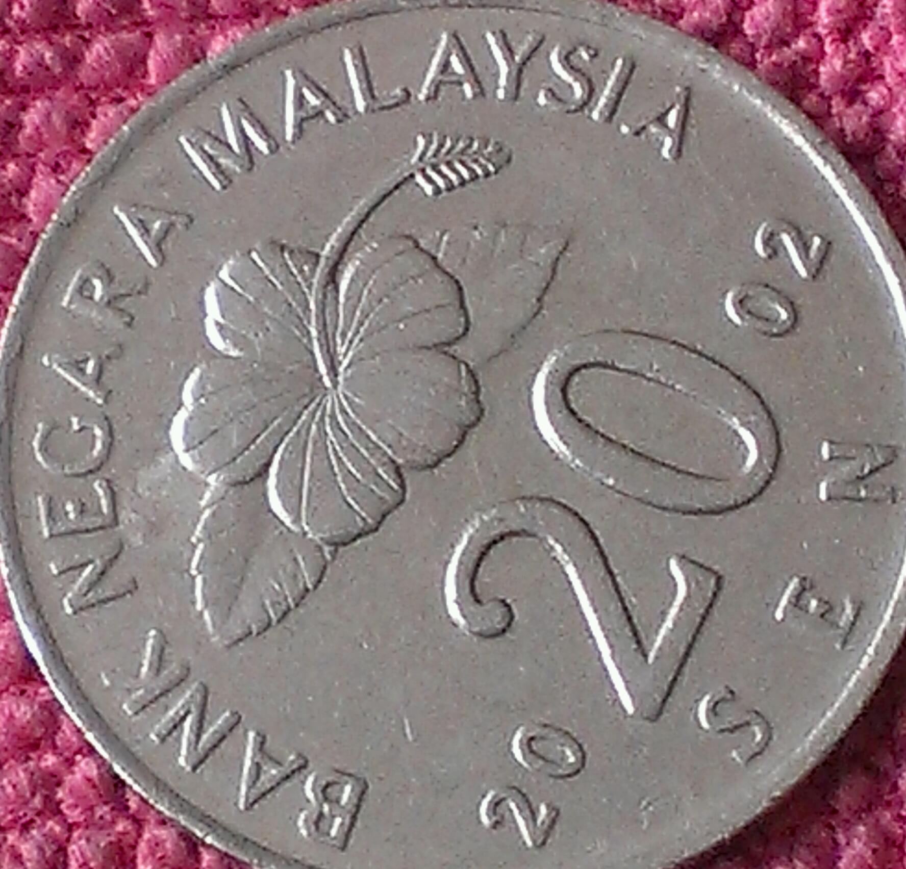 Malaysia-20-Sen:-Variety