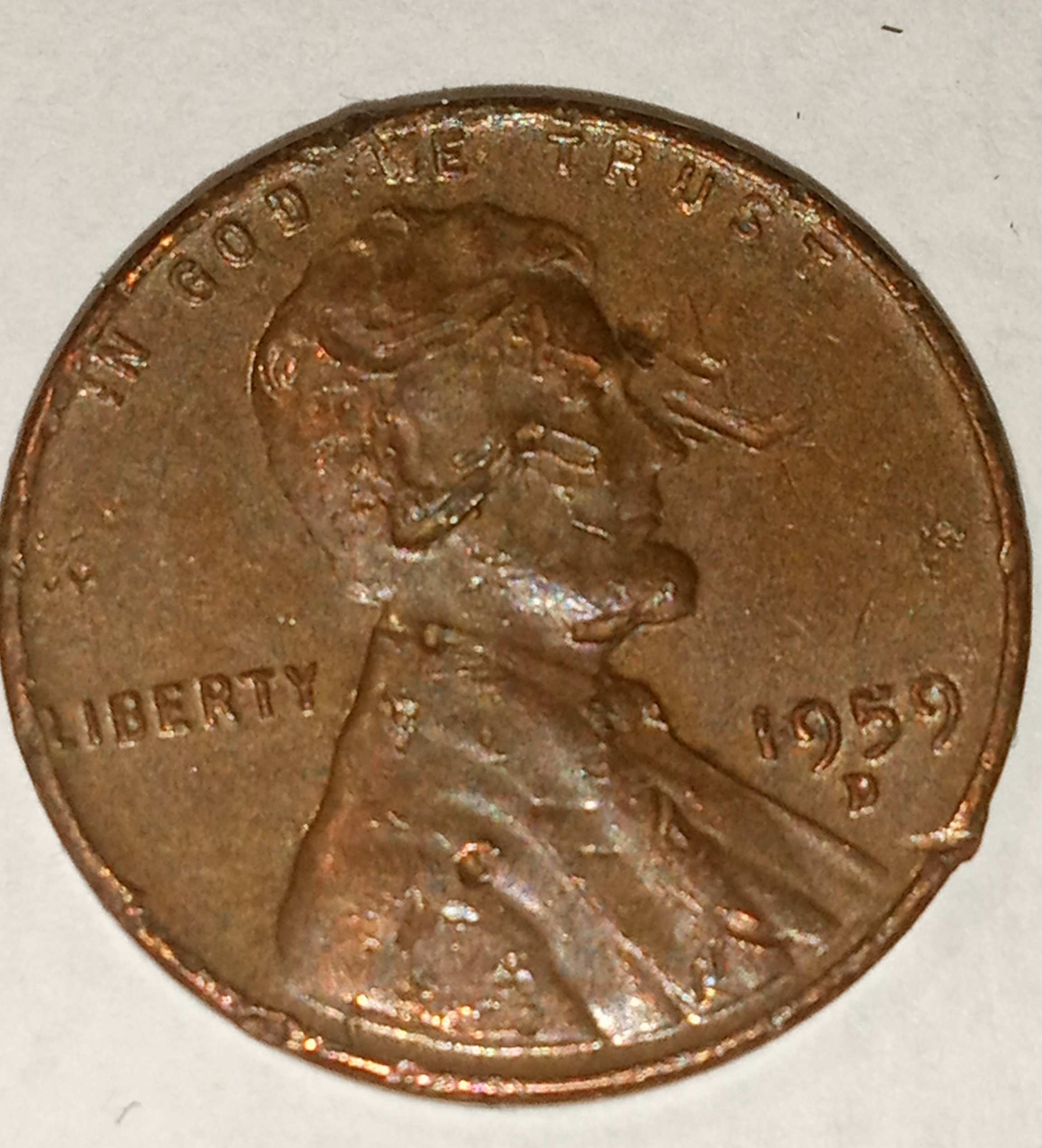 1959-Lincoln-Cent-Damaged-Or-Error