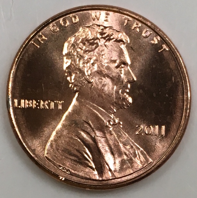 2011-Lincoln-Cent-For-Grading