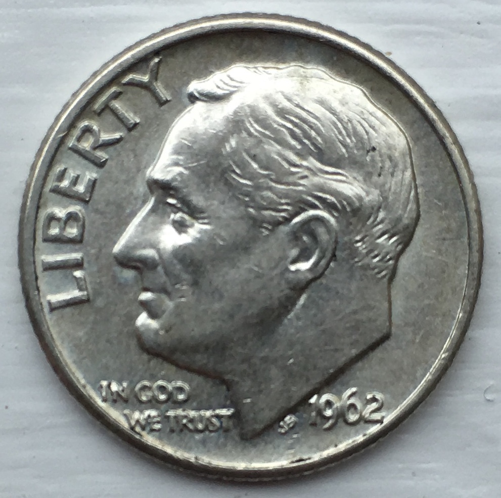 1962-D-Roosevelt-Dime-For-Grading