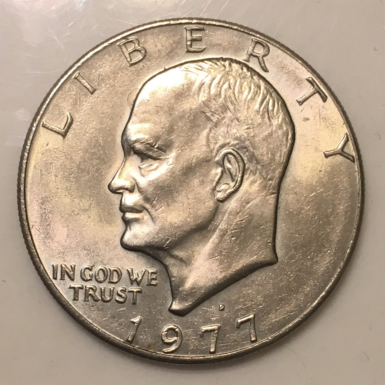 1977-D-Eisenhower-Dollar-For-Grading