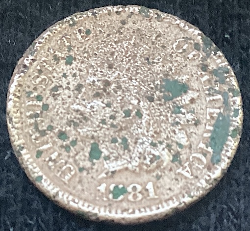 Bent,-Corroded-1881-1c-For-Cleaning