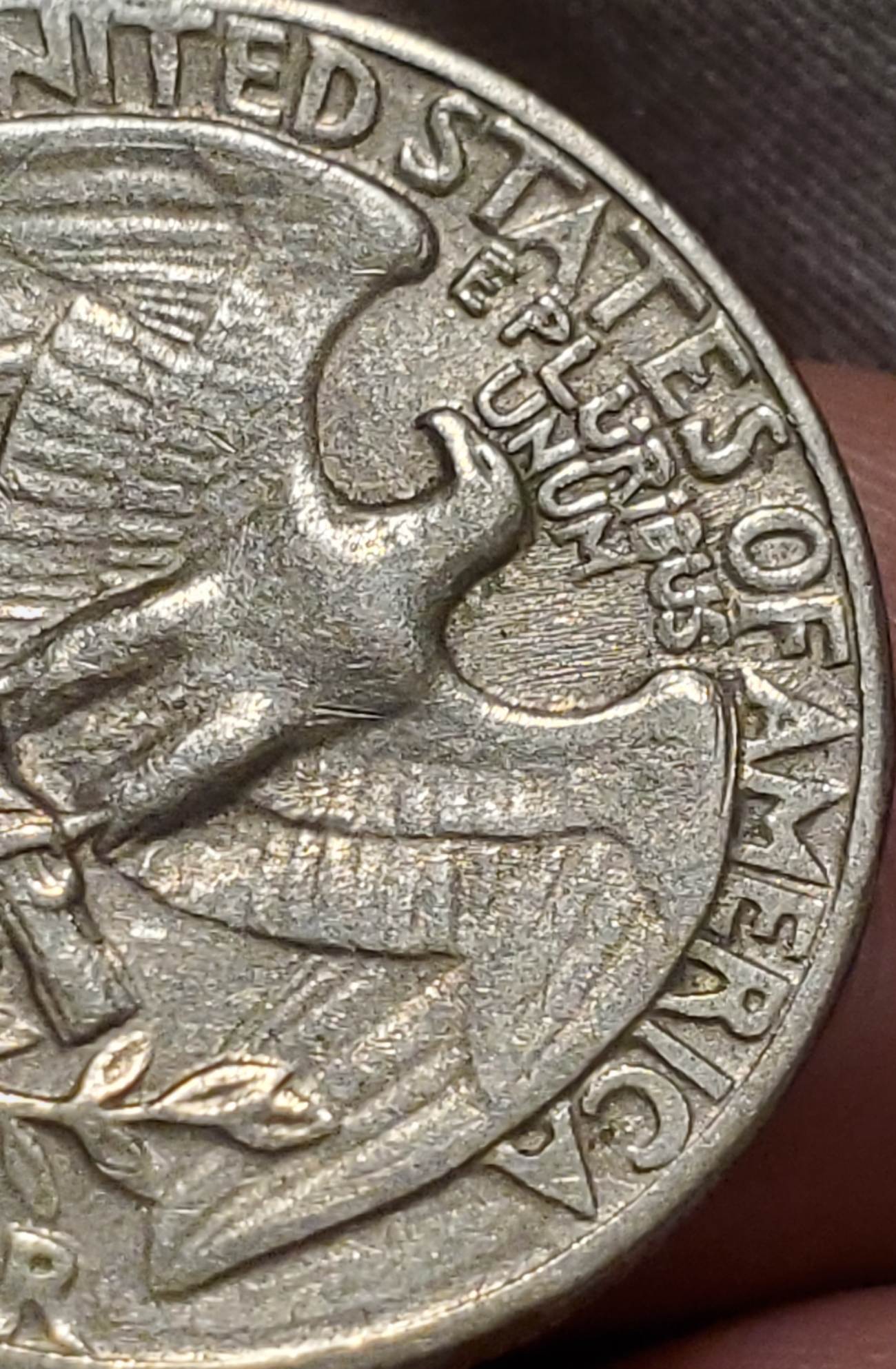 1966-Quarter-Reverse-Side-With-Line-Through-E-Pluribus-And-Top-Of-Wing