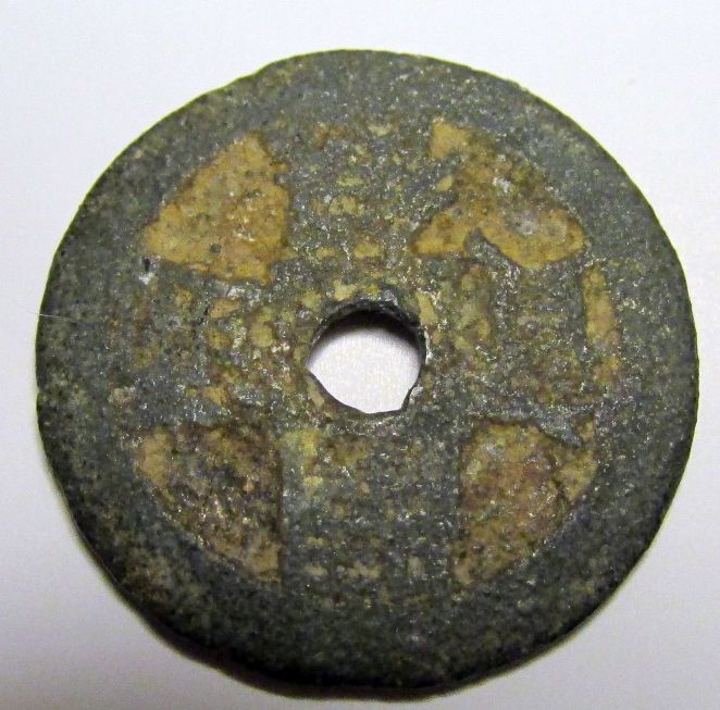 Old-Asian-Coin-Round-Hole-Id:-19th-Century-Vietnamese-1-Phan