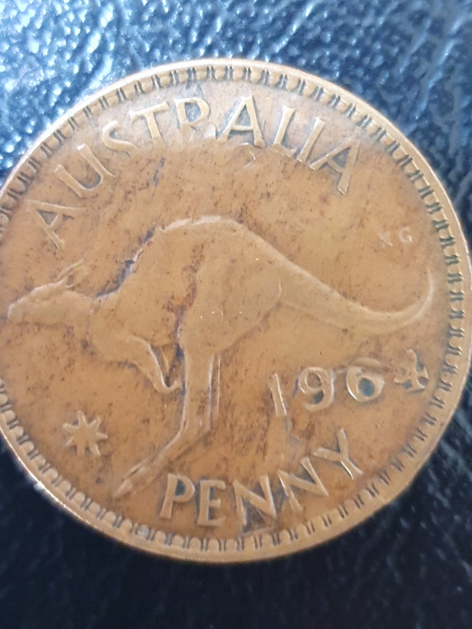 Australia-Penny,-1964-Kg-Possible-Mint-Error.