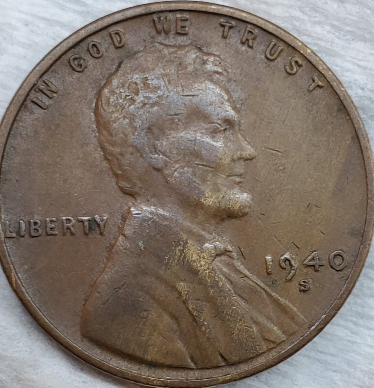 So-This-1940-S-Wheat-Cent-Looks-Candy-Striped-With-3-Colors?