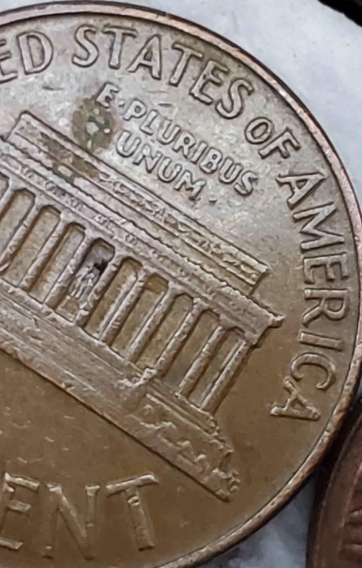 1966-P-Lincoln-Memorial-Cent,-Doubling-On-The-Reverse
