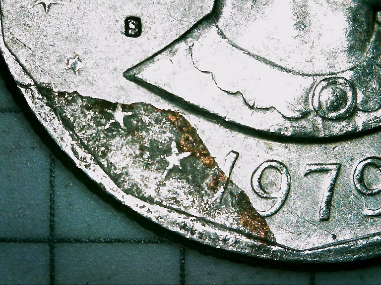 1979-S-Susan-B-Anthony-Dollar-Obverse-And-Reverse-Major-Lamination-Errors