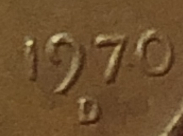 1970-D-Lincoln-Penny-With-Delicate-Thin-Date
