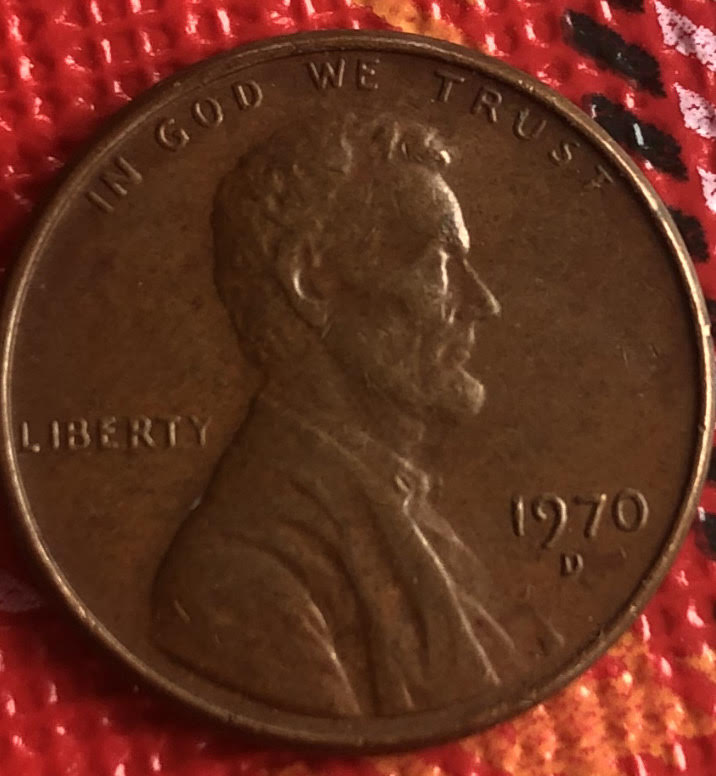 1970-D-Lincoln-Penny-With-Delicate-Thin-Date