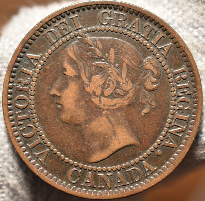 1859-Penny-.-Die-Chip-On-9-Or-?