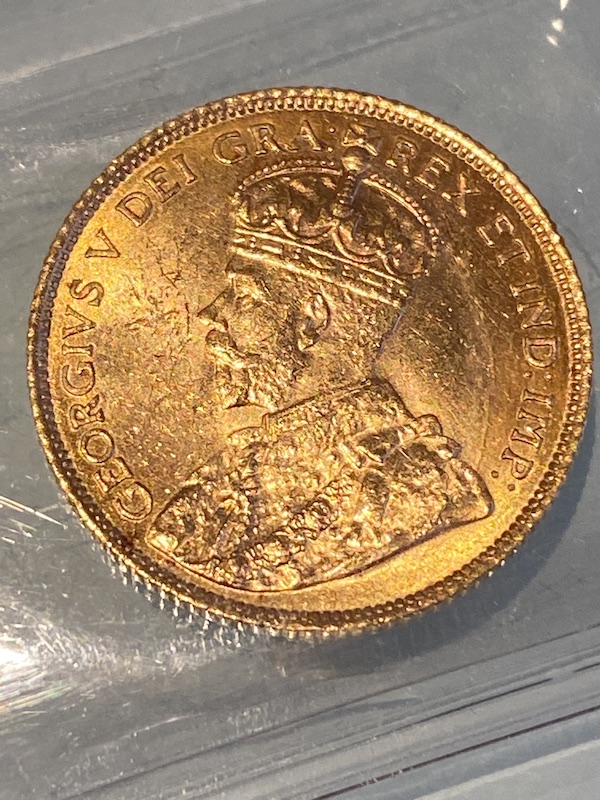 1914-Canada-Gold-5-Dollar-MS-60-ICCS