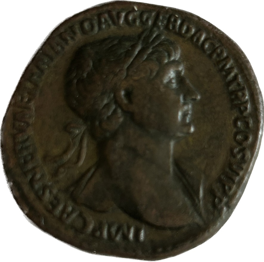 Trajan-Sestertius.-Via-Traiana.