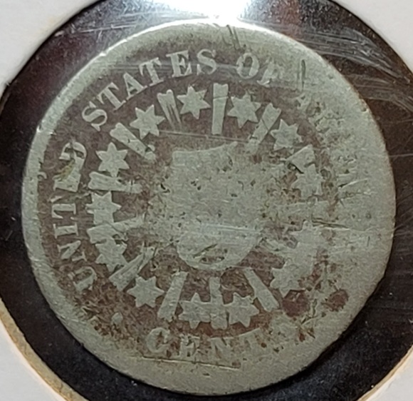1867-Shield-Nickel-With-Rays-Found-Roll-Hunting