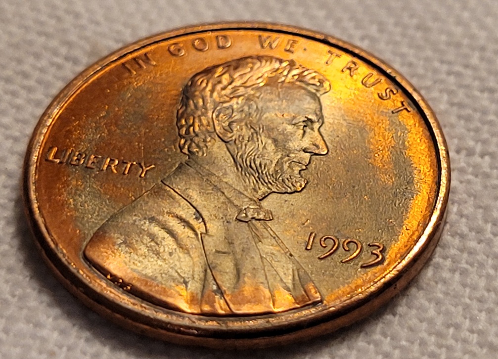 1993-Lincoln-Cent-Color-Question