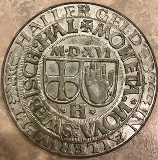 Holy-Roman-Empire-Coin-Or-Replica?-Id:-1970-S-Repro-Or-Notgeld-Of-16th-Century-Batzen