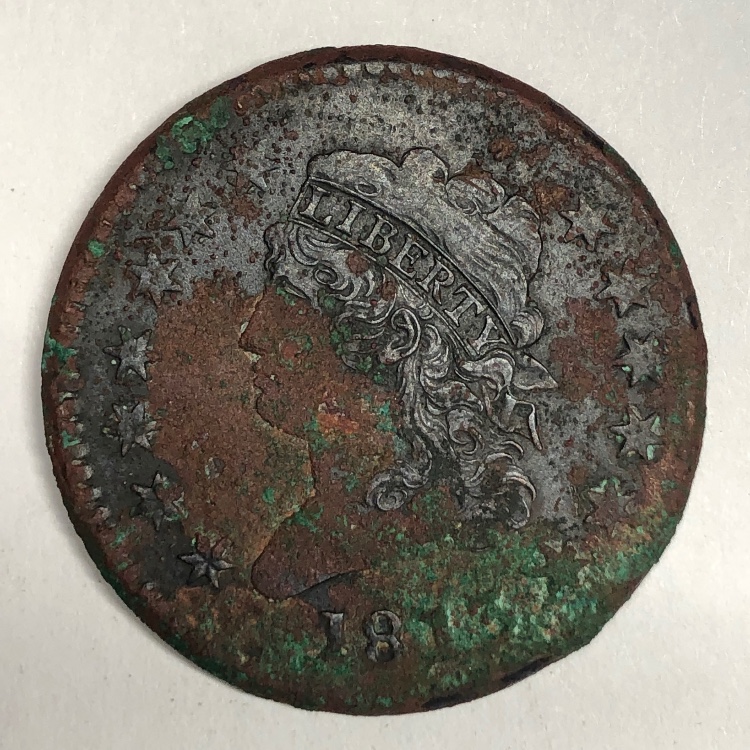 Cleaned-Coin---1813-S-293---Process-Pics
