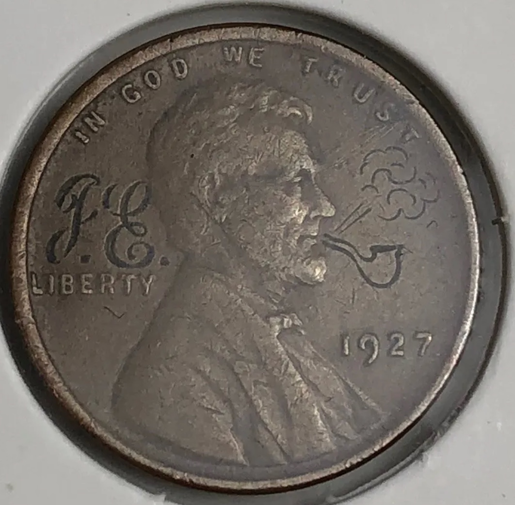 A-Running-Thread-Of-Chafemasterj's-Counterstamped-Lincoln-Cents.