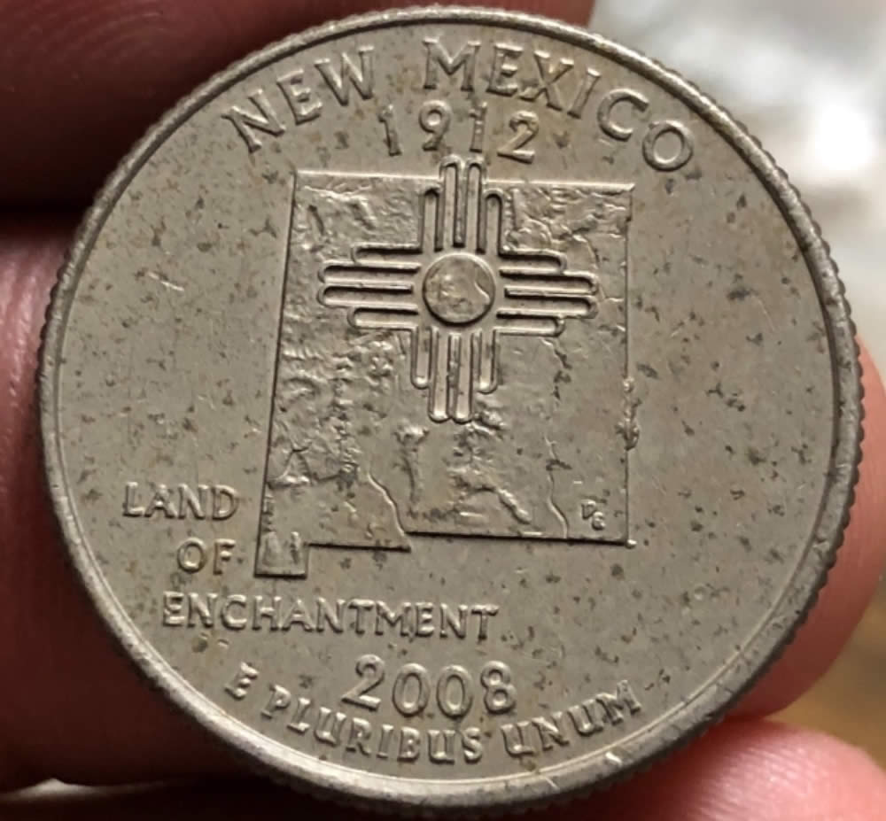 2000-New-Mexico-Quarter-No-Luster-On-Reverse.