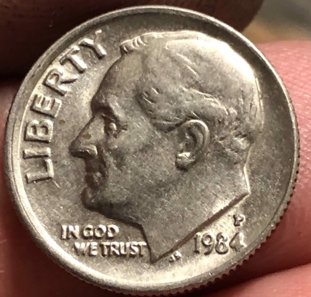 1984-P-10c-Bubble-Letters-On-Reverse-Dime