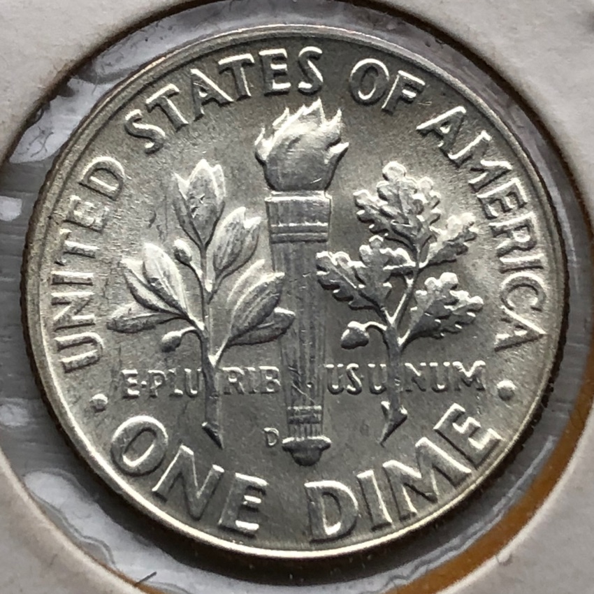 1951-D-Roosevelt-Dime-D/D-RPM-FS-501