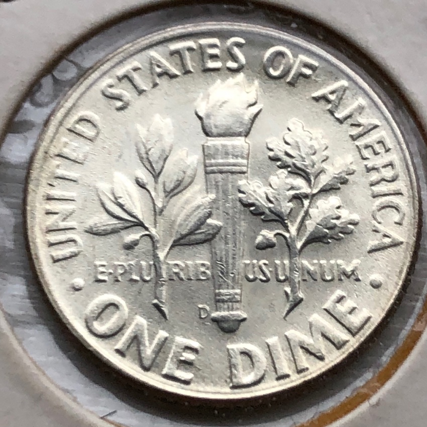 1951-D-Roosevelt-Dime-D/D-RPM-FS-501