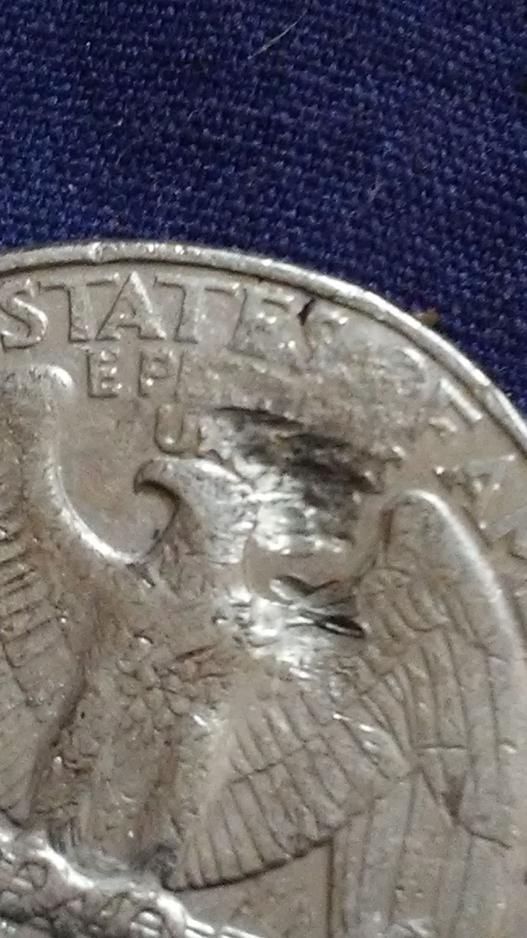 HI-This-Is-A-Washington-Quarter-Coin-Incomplete-Date-And-Other-Marks