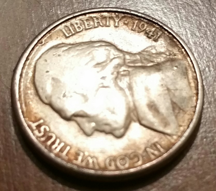 1941-Nickel-With-Odd-Edge/Rim