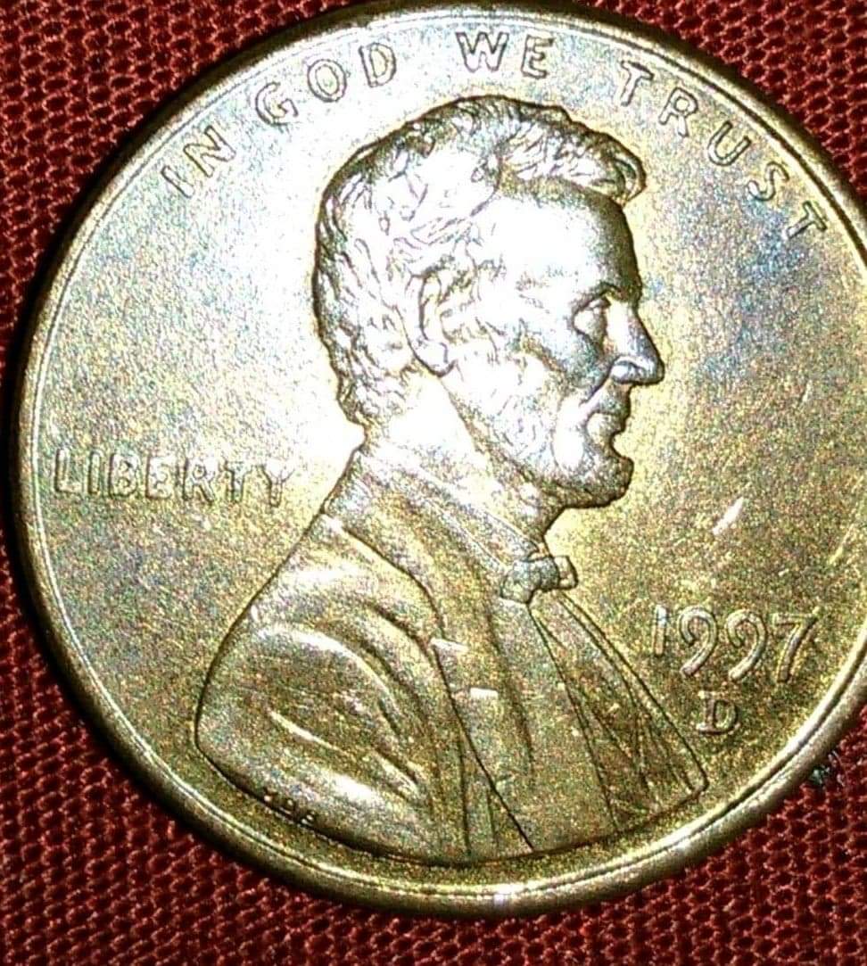 1997-D-Lincoln-Cent-MD-Or-DDD