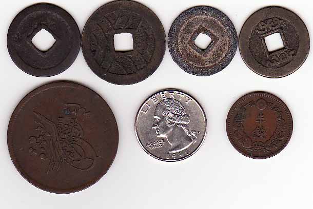 Fareast-And-European-Coins?-Id:-Various-Coins-From-Japan,-China,-Vietnam,-Turkey,-Etc.