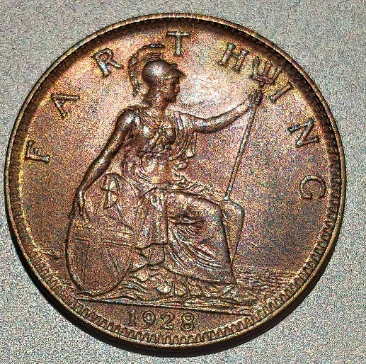 1928-1-Farthing-Proof-Vs-Uncirculated