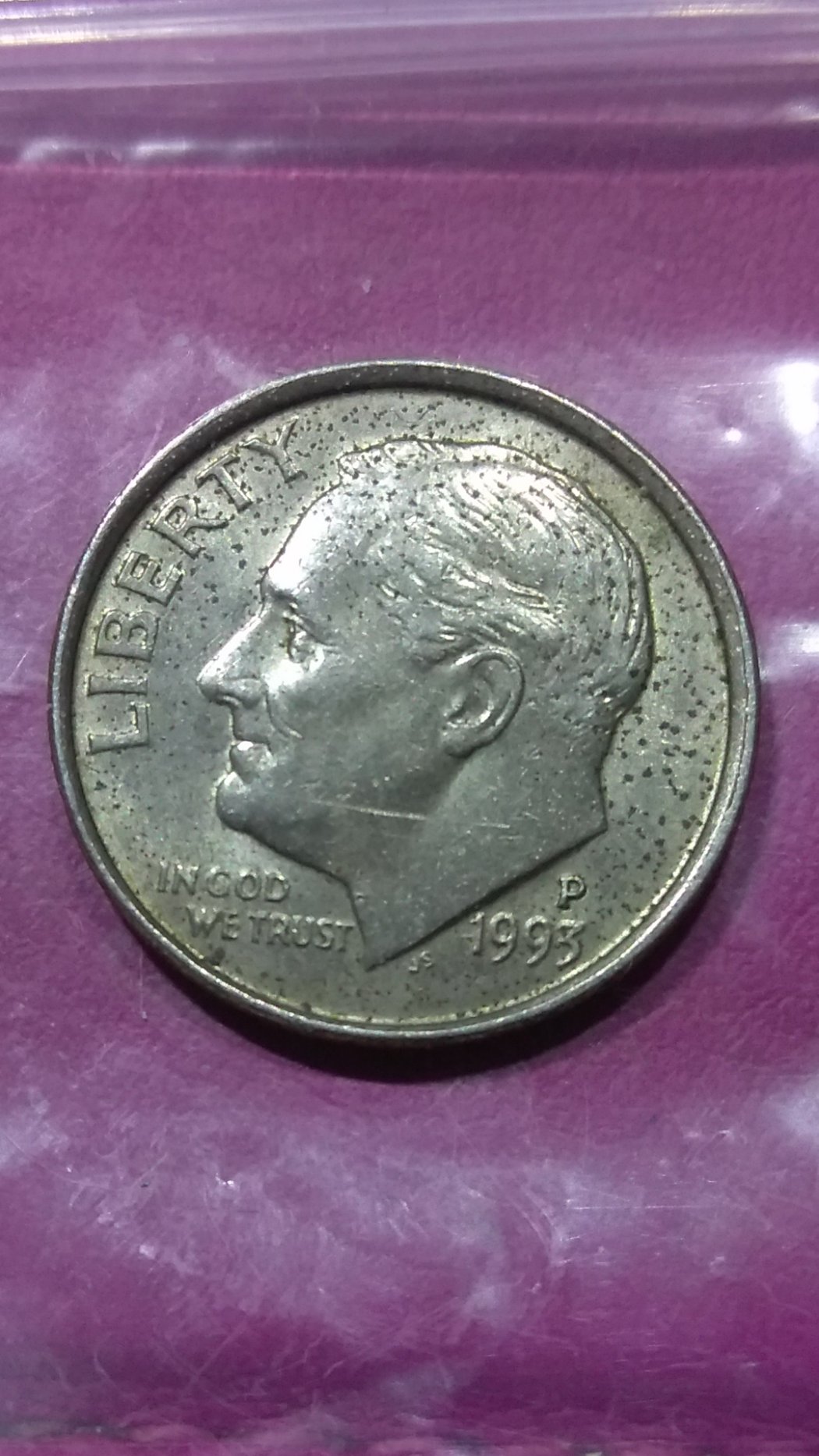 1993-Dime.-Help-Identify-Possible-Error-Or-Post-Mint-Damage.