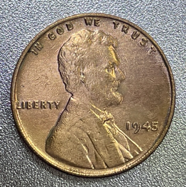 1945-No-Mint-Mark-Wheat-Penny-DDR/Ddo-L-On-Rim