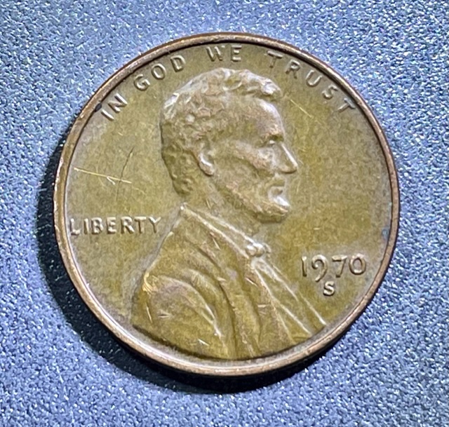 1970-S-Large-Date-Lincoln-Cent-W/-Floating-Roof